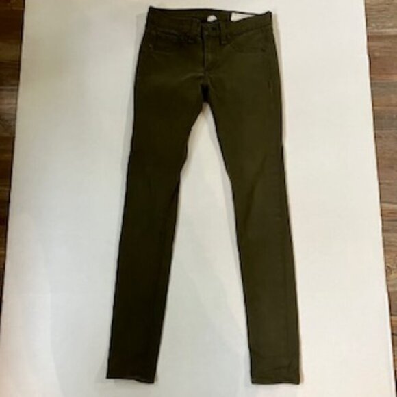 Rag & Bone Jean in Army green Sateen size 25 - Picture 1 of 5